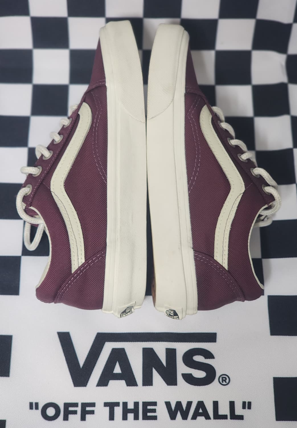 반스 올드스쿨 코듀라 버건디 225 상품이미지4