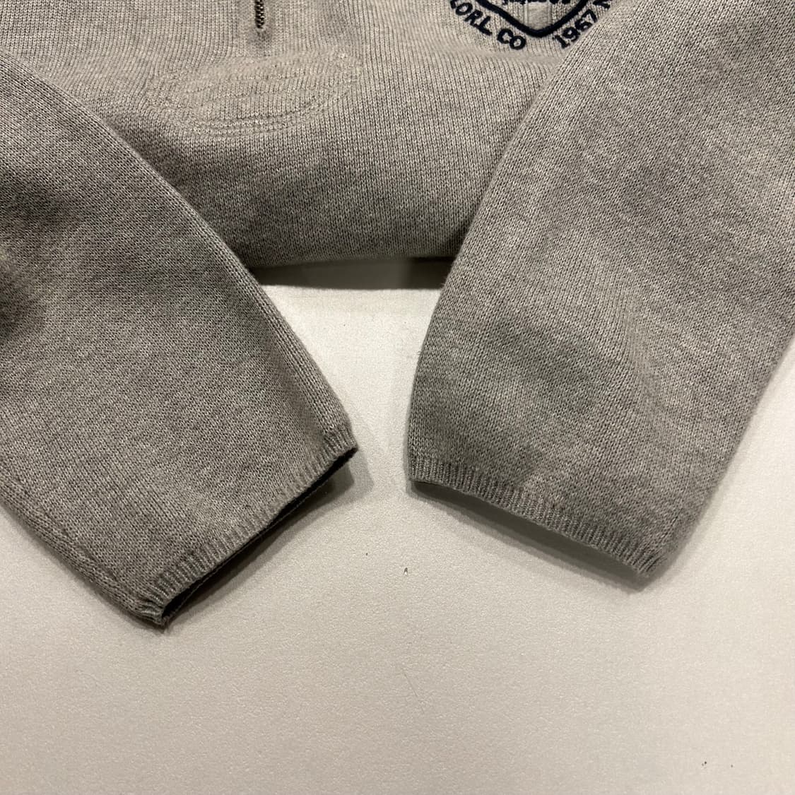 [M] 폴로 랄프로렌 381 블리커 하프집업 니트 그레이 B197 상품이미지7