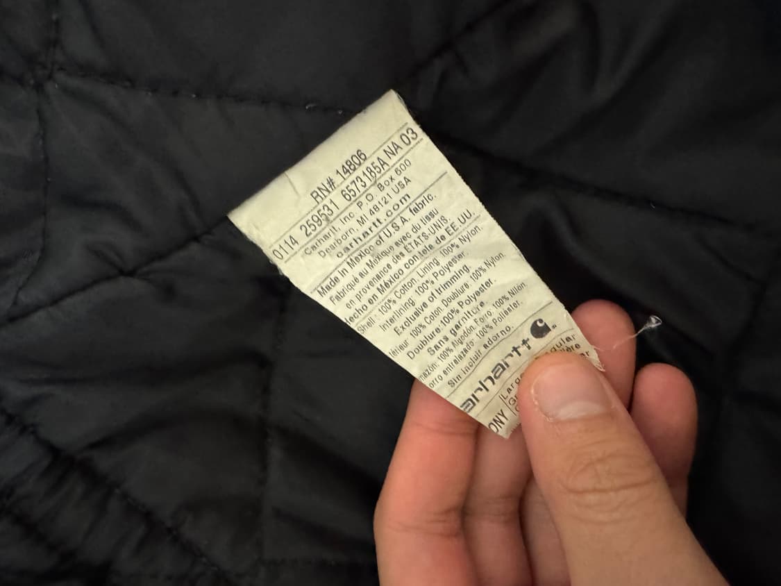 칼하트 블루 워크자켓 상품이미지5