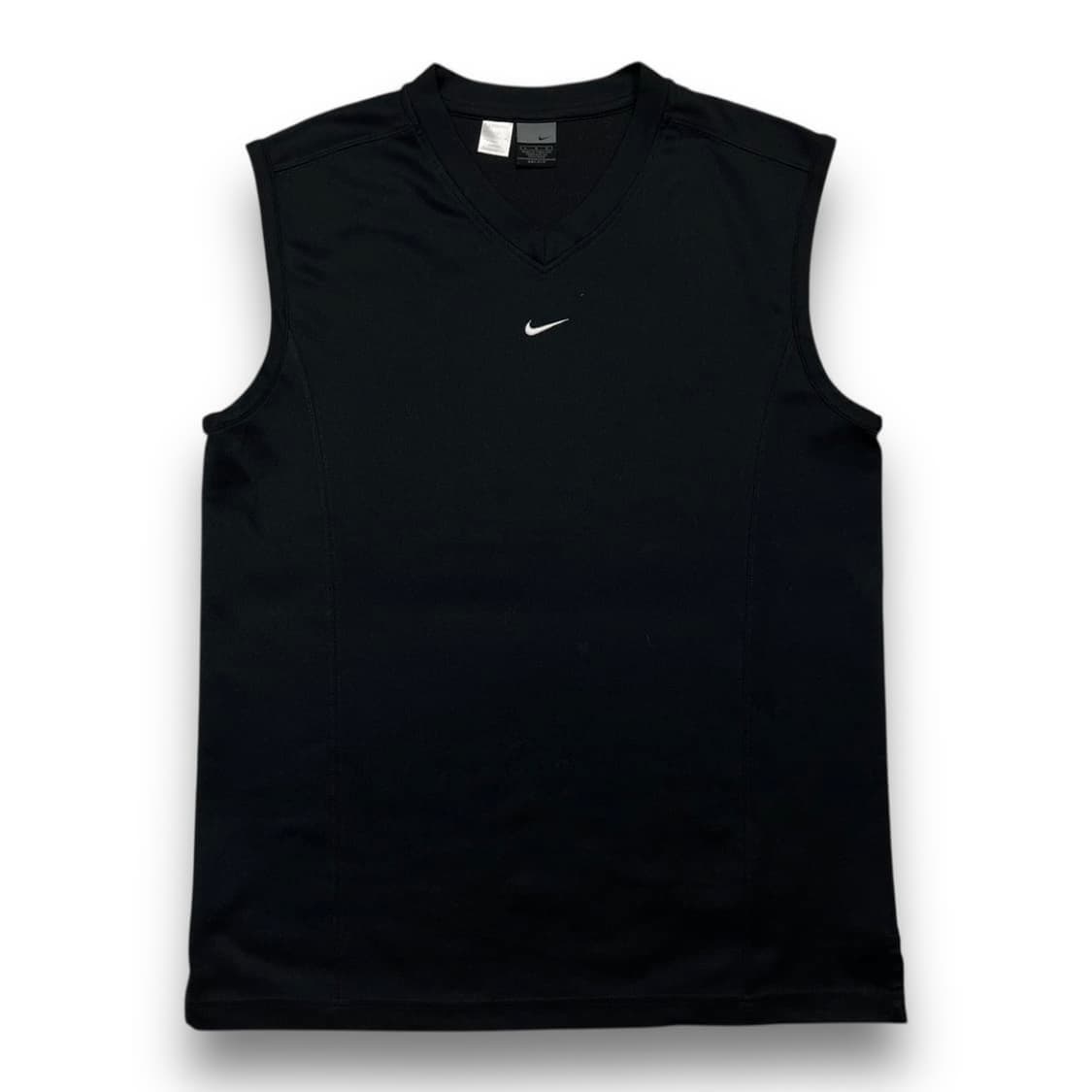 나이키 00s 스몰 스우시 브이넥 올드스쿨 기능성 슬리브리스 상품이미지1