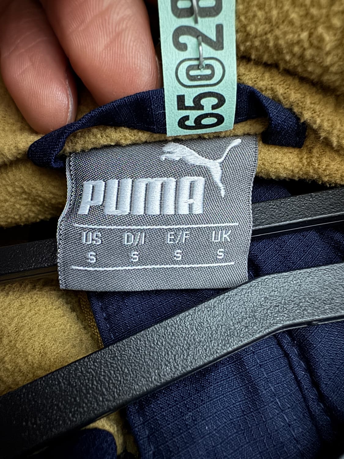 푸마 Puma 아스날 벤치코트 후드 롱패딩 네이비 M 상품이미지3