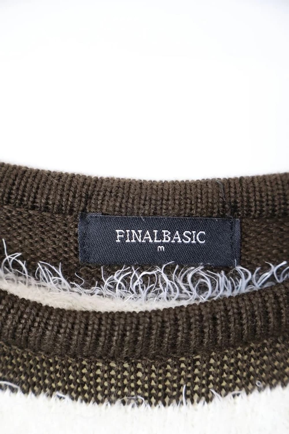 FINALBASIC Stripe Fuzzy Knit Sweater 상품이미지6