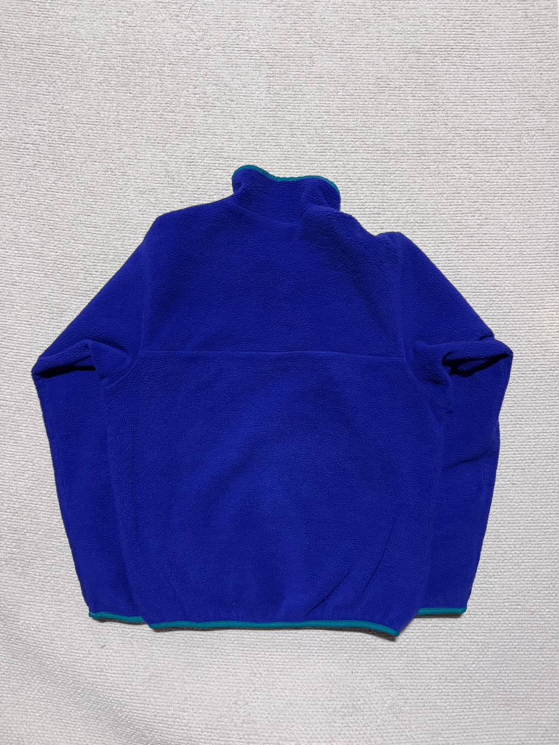 80s USA 파타고니아 신칠라 스냅티 블루퍼플 M 상품이미지5