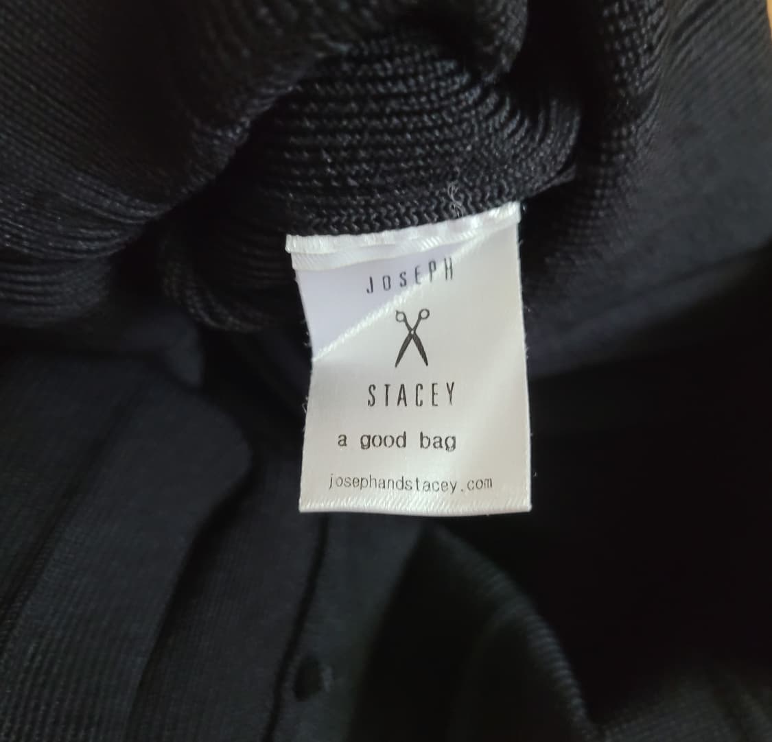 조셉앤스테이시 플리츠 니트가방 블랙 M 상품이미지4