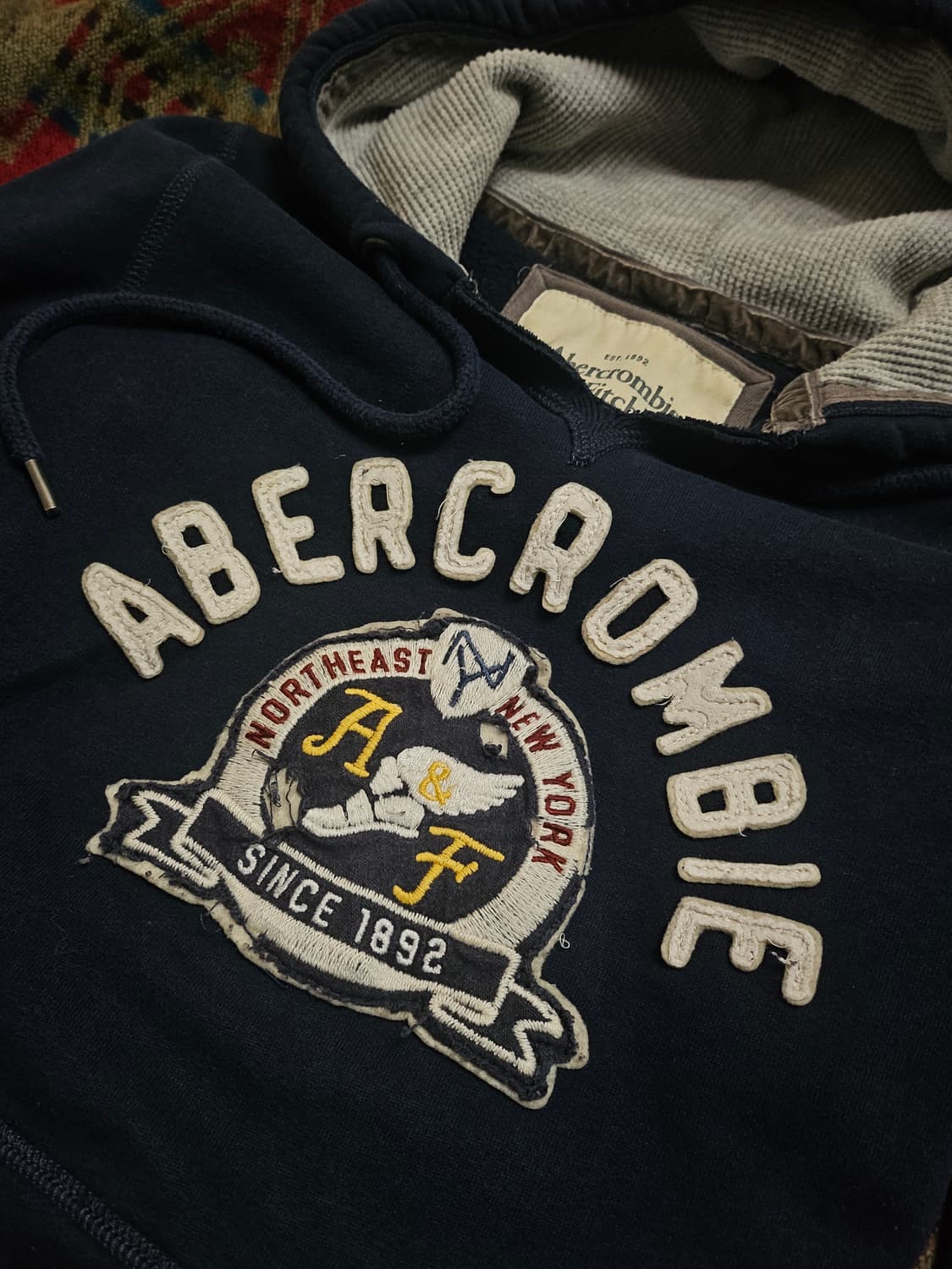 아베크롬비 대장급 일본 유통 판 후드티 M 상품이미지5