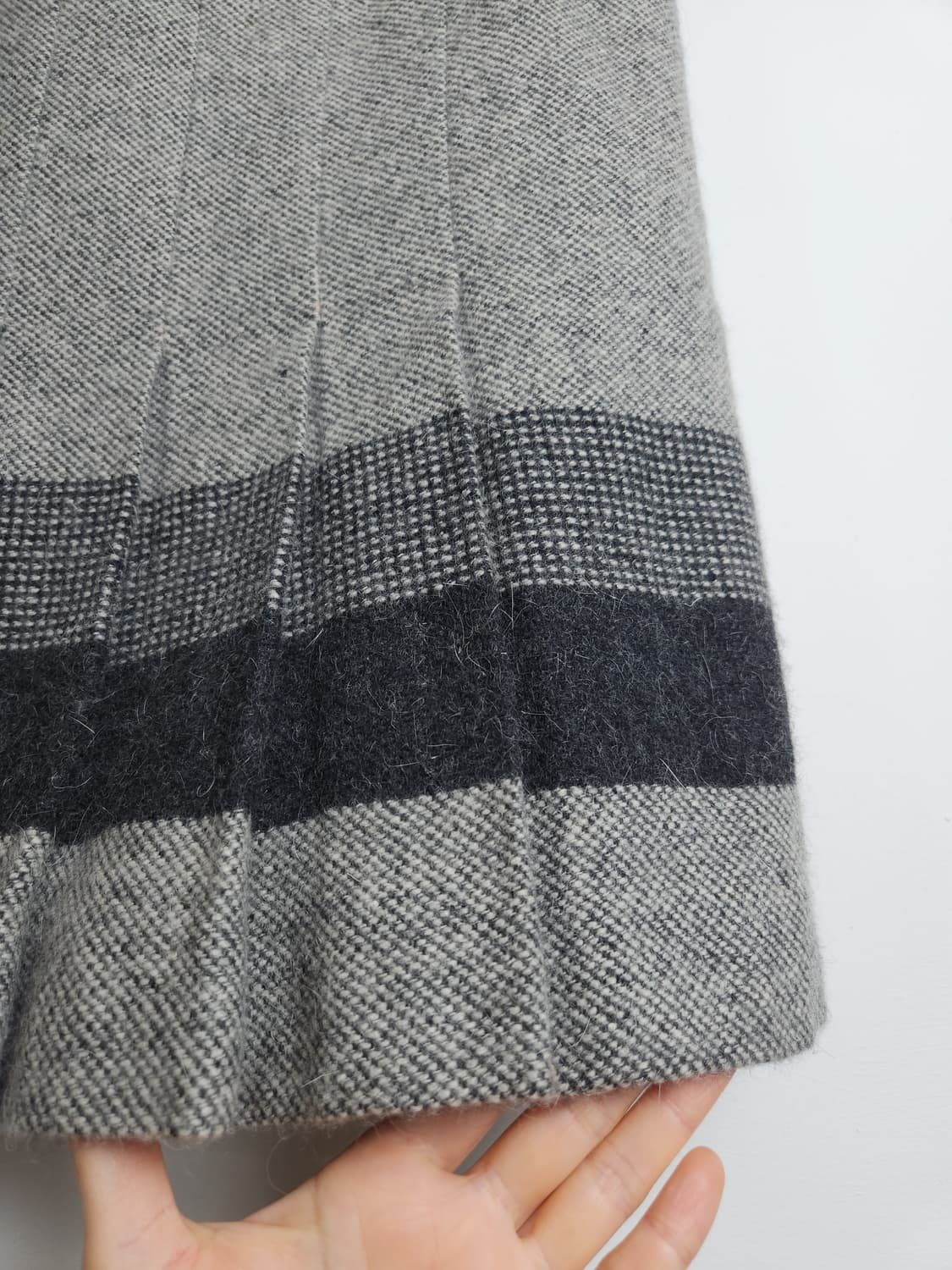 플리츠 울 스커트 상품이미지7