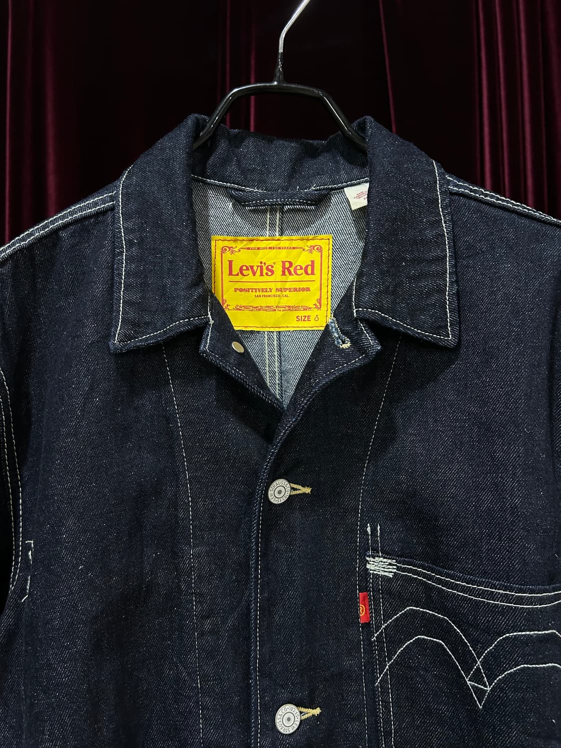  LEVI'S RED denim coverall jacket 상품이미지2