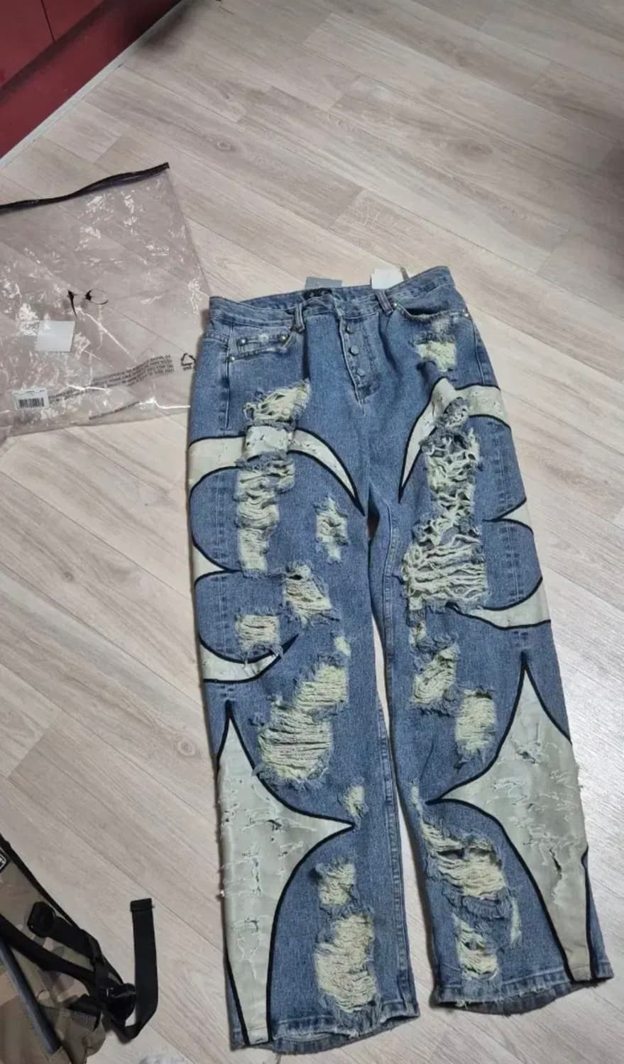 떠그클럽 TC 레더팬츠 워버전 3사이즈 상품이미지1