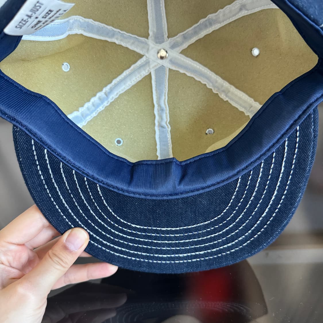 USA LAND BANK 데님 빈티지 모자 볼캡 vintage cap 상품이미지3