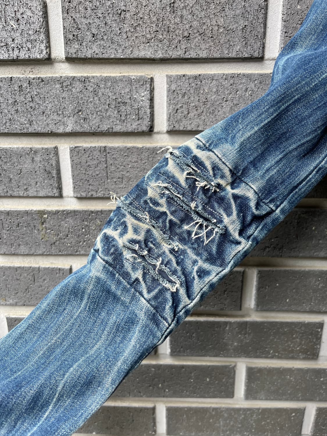 00s Diesel 디젤 엘보 립 데님 자켓 상품이미지2