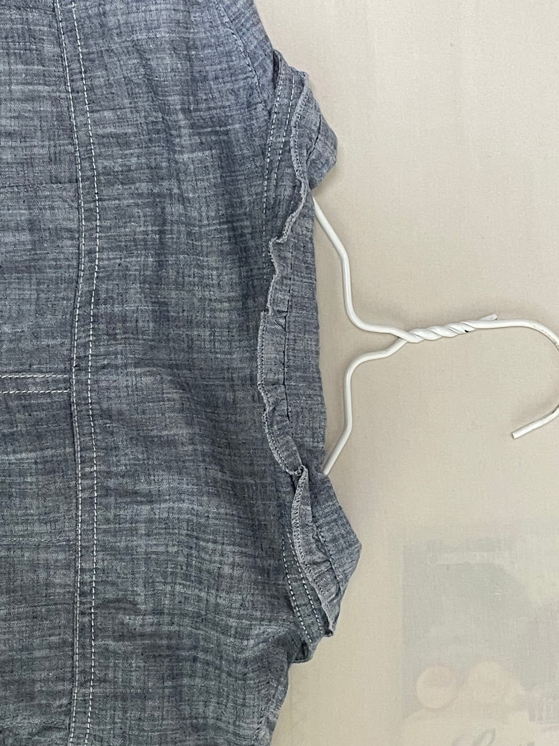 체크 프릴 미니 셔츠 상품이미지2