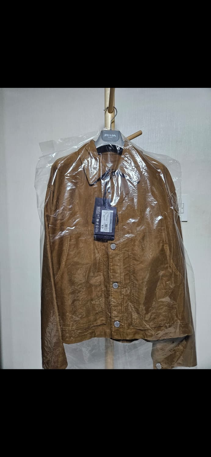 프라다 브라운 스웨이드 자켓 상품이미지1