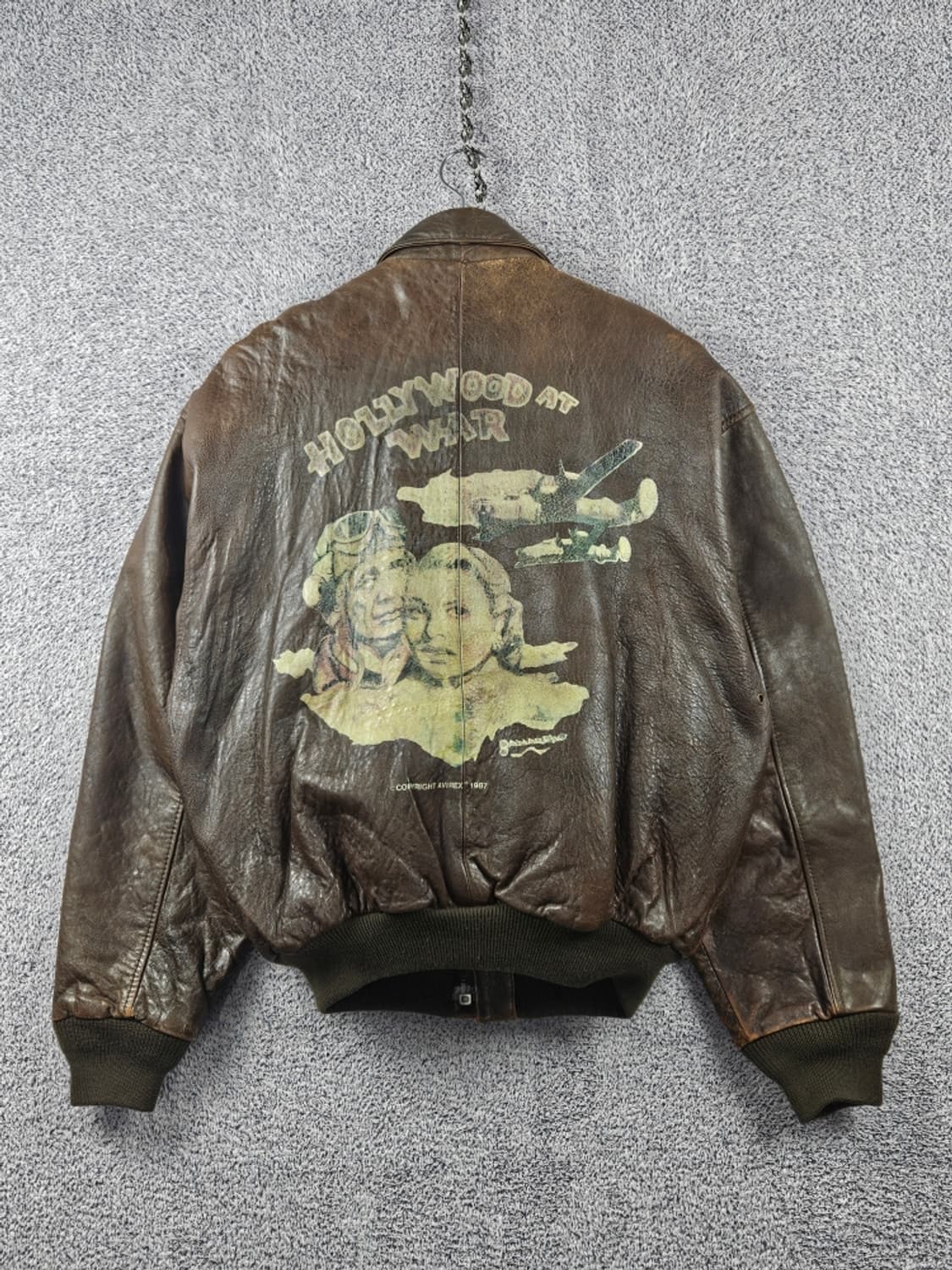 아비렉스 할리우드 엣 워 A-2 가죽 자켓 ( S ) / 11280 상품이미지1