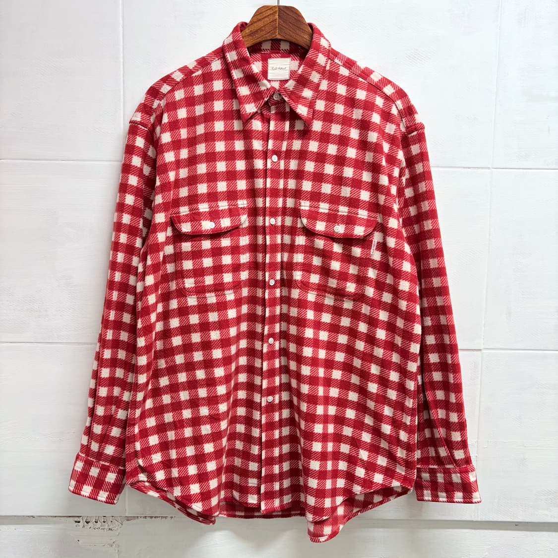 Karl Helmut FLEECE 칼 헬무트 플리스 체크 남방 셔츠   상품이미지1