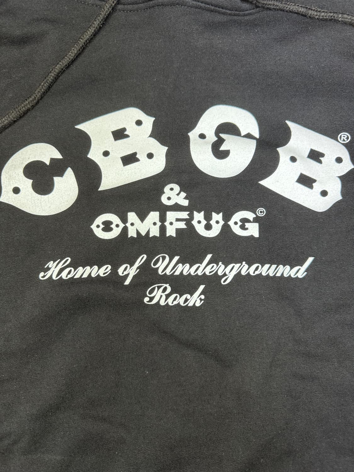 빈티지 90/00s CBGB&OMFUG 후드 후디블랙 L 상품이미지3