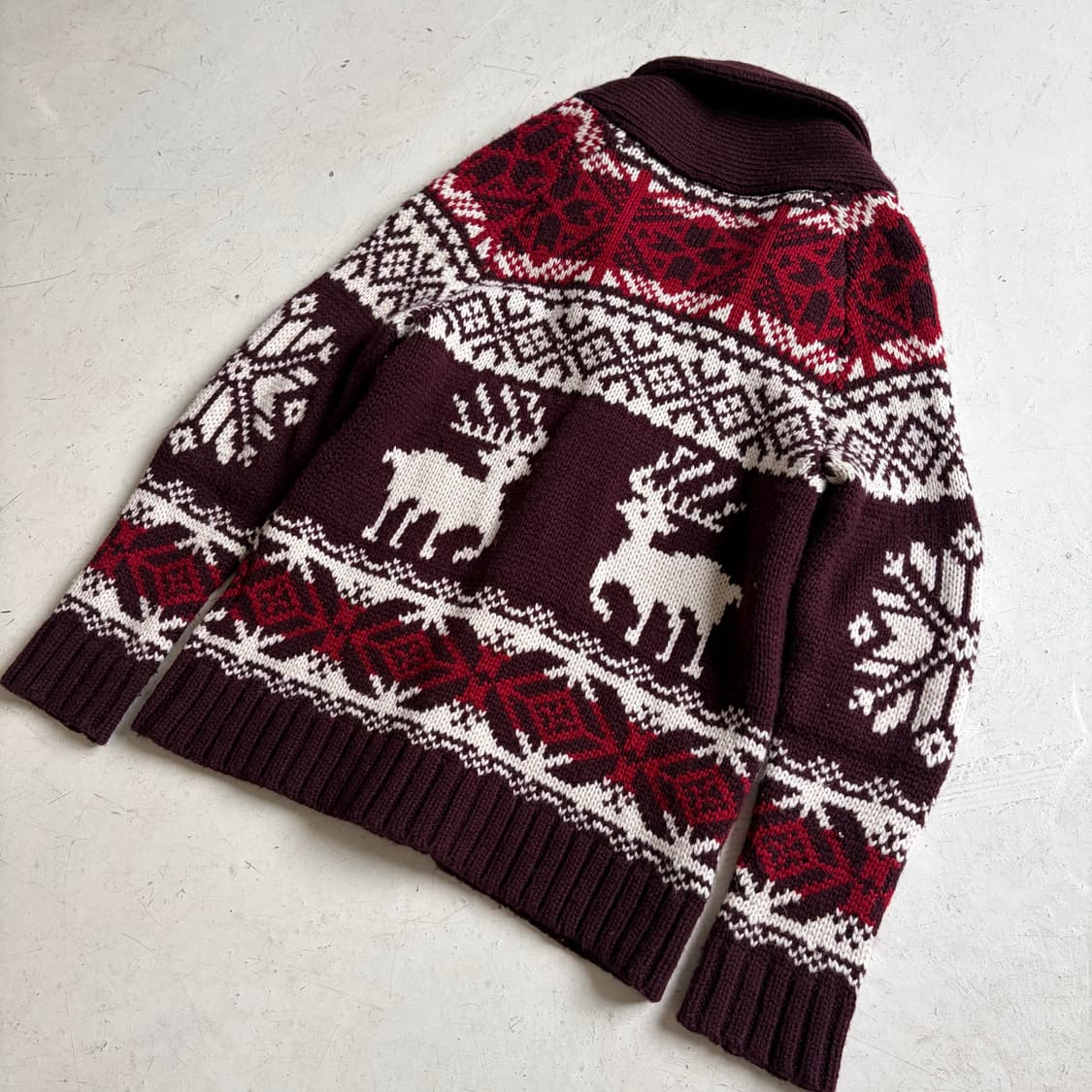 Union Station 빈티지 코위찬 가디건 M 상품이미지8