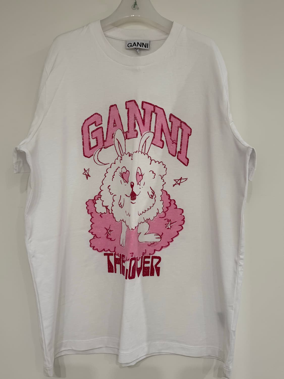 (원가 15만원) Ganni 가니 릴렉스드 러브 버니 티셔츠 상품이미지2
