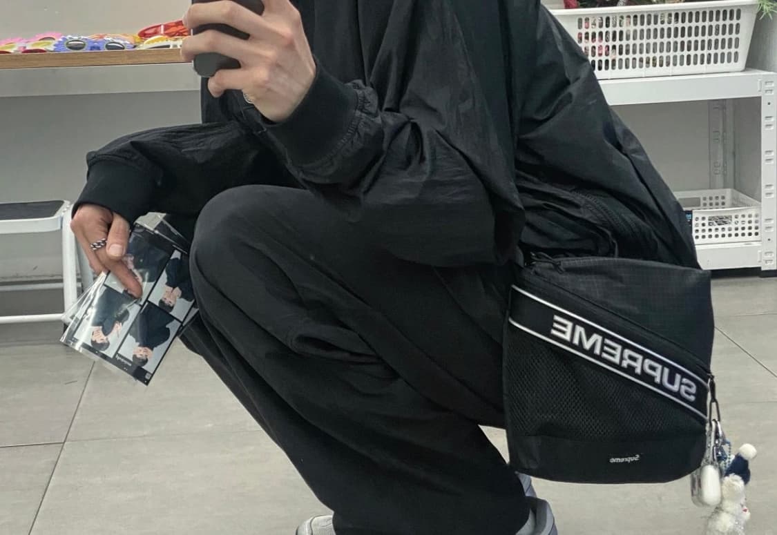 슈프림 숄더백 블랙 상품이미지5