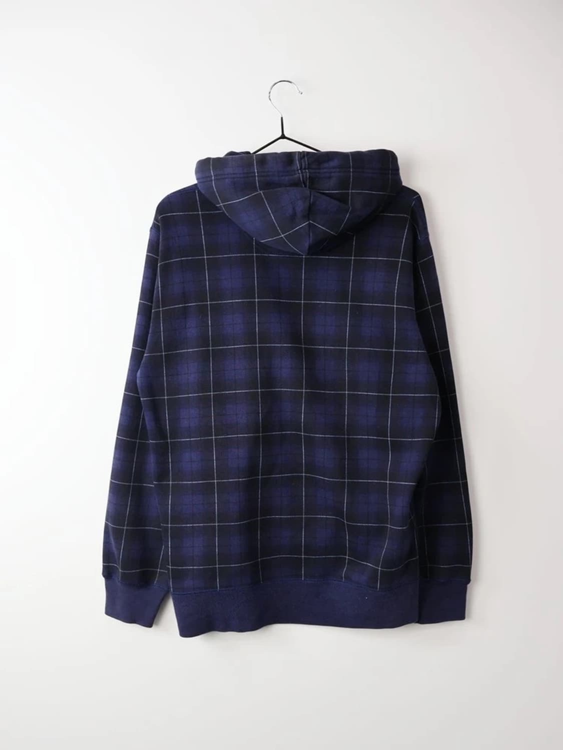UNIQLO Navy Check Zip Hoodie 상품이미지3