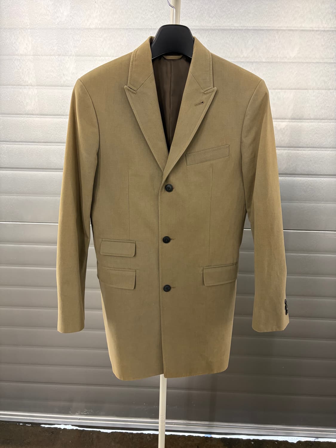 클럽모나코 카키색 싱글 코트 XS 상품이미지2