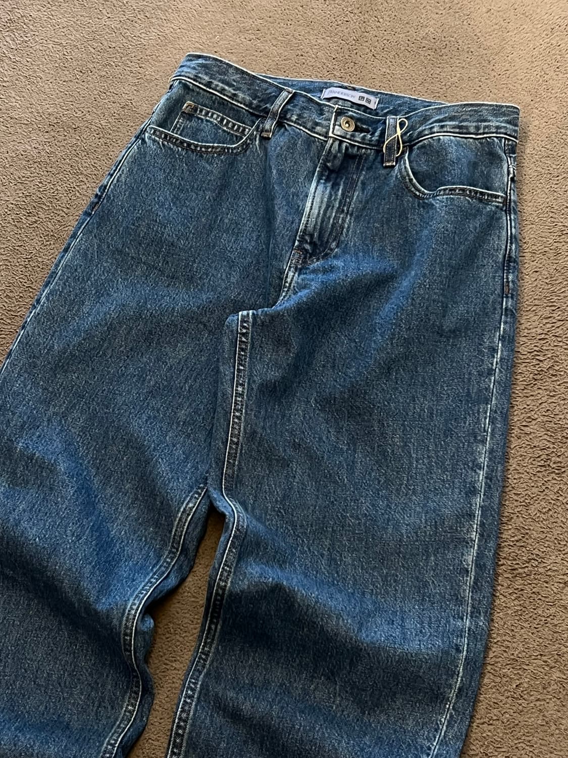 유니클로 jw앤더슨 스트레이트 데님 새상품 처분  상품이미지2