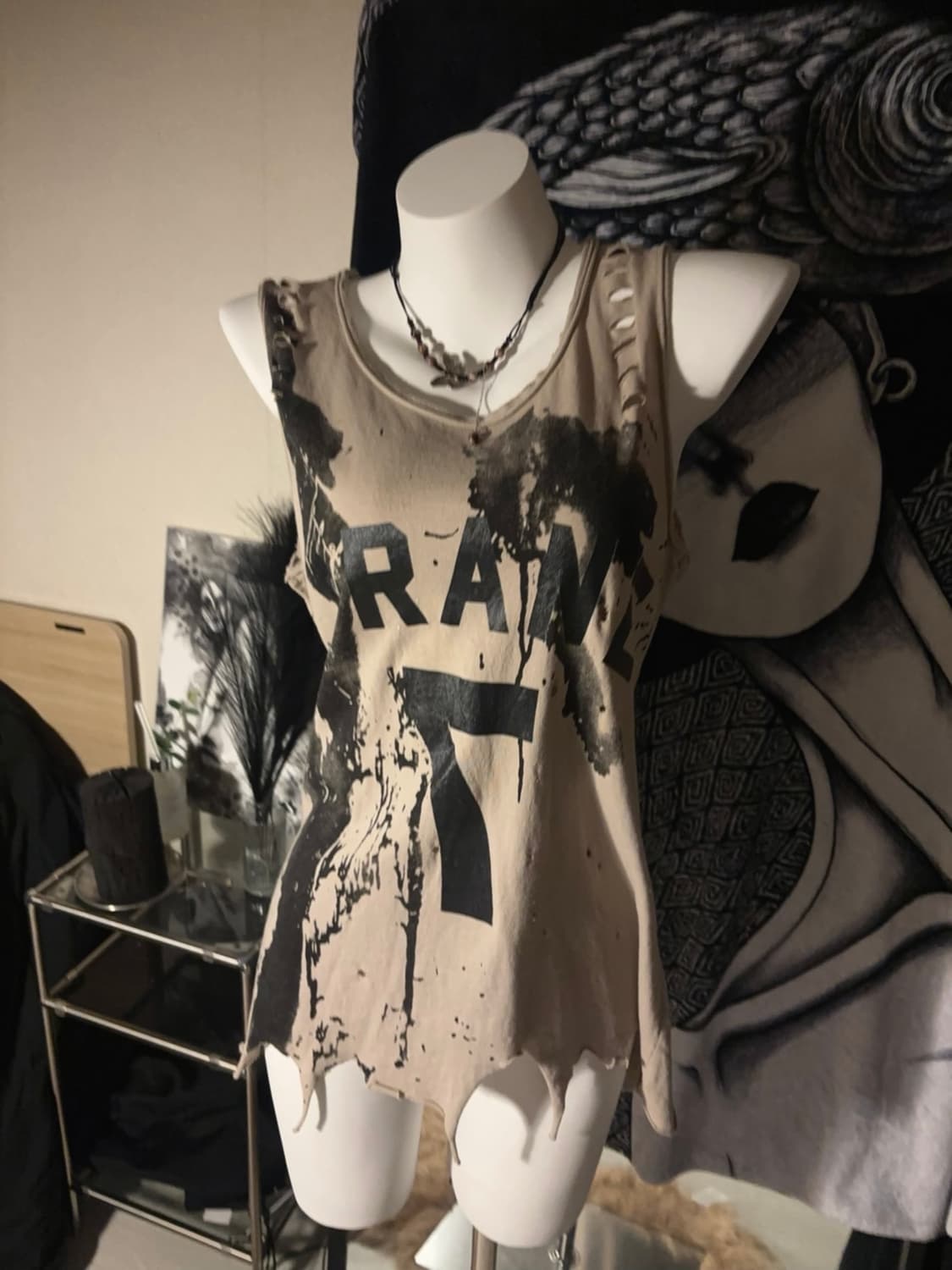 Gospunk sleeveless shirt 상품이미지2