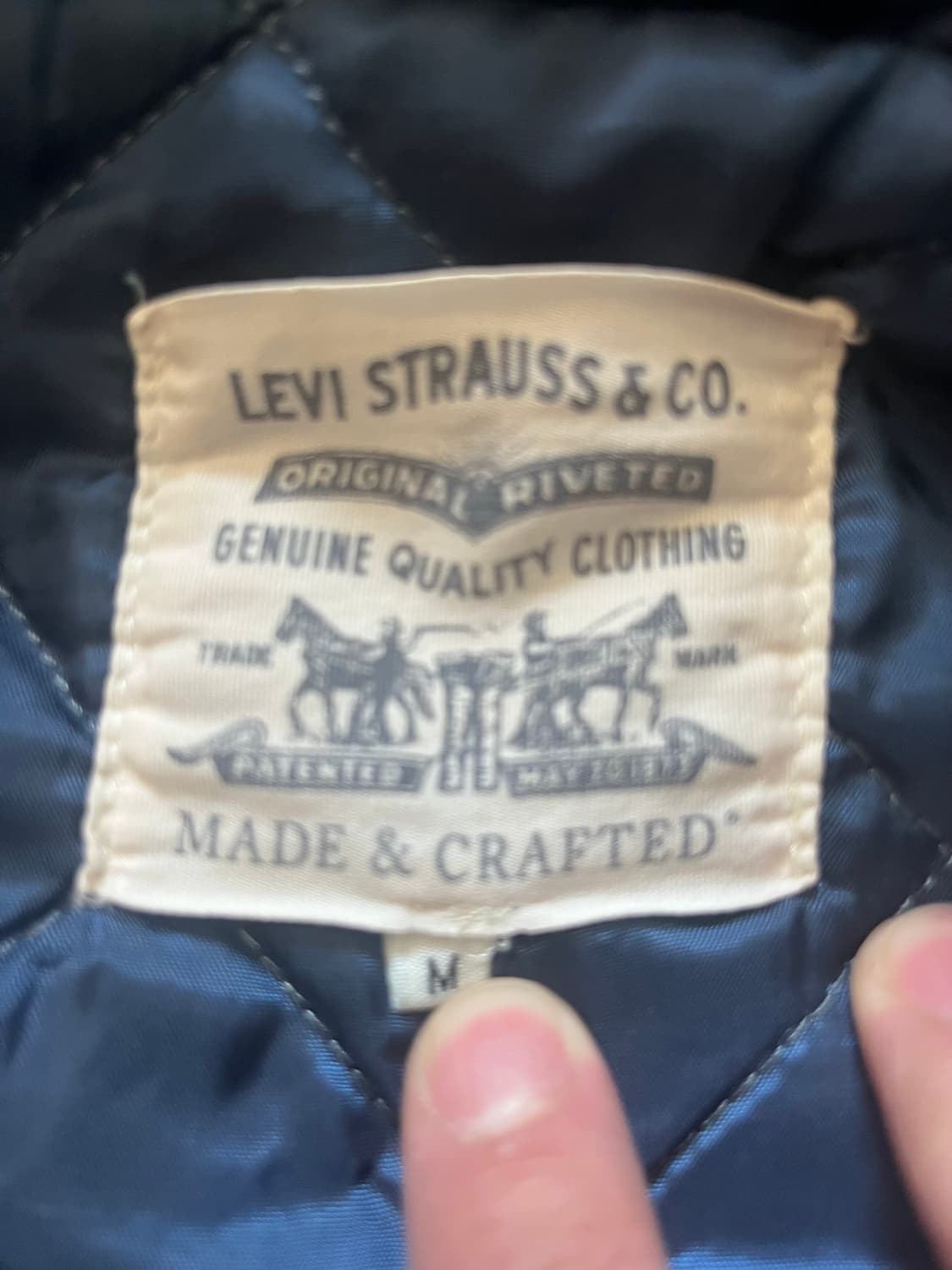 Levis paded denim jacket 상품이미지4