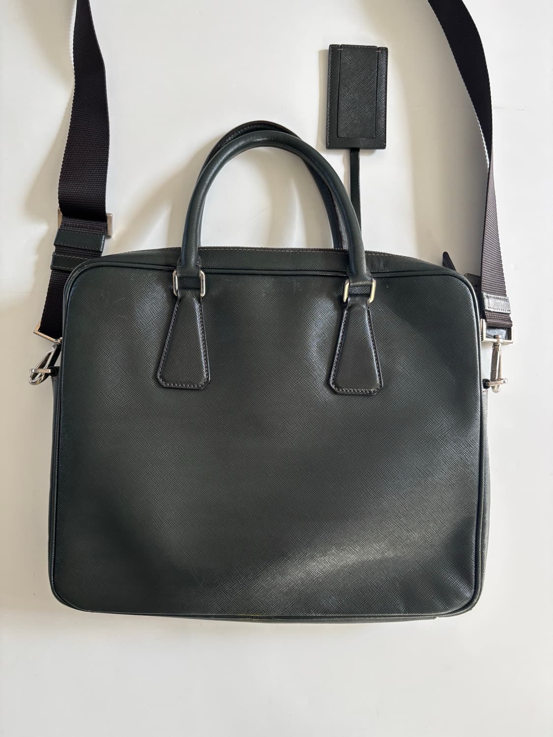 Prada 프라다 사피아노 가죽 브리프케이스 상품이미지3