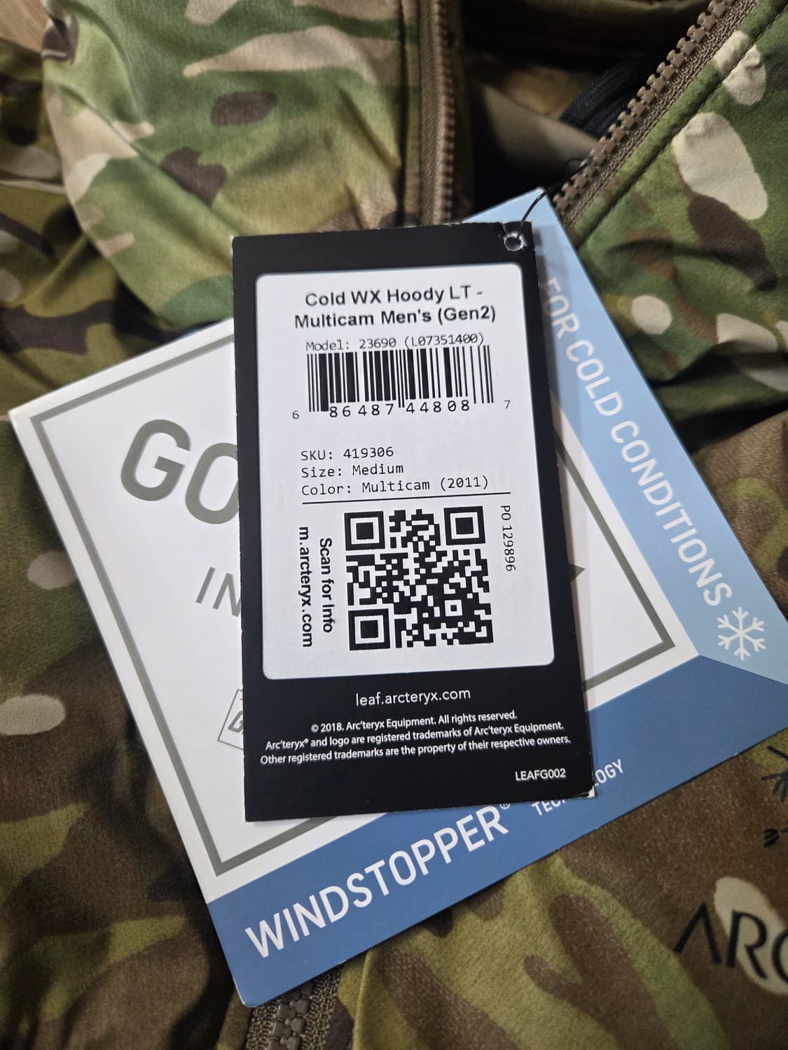 아크테릭스 리프 멀티캠 wx gen2 상품이미지2