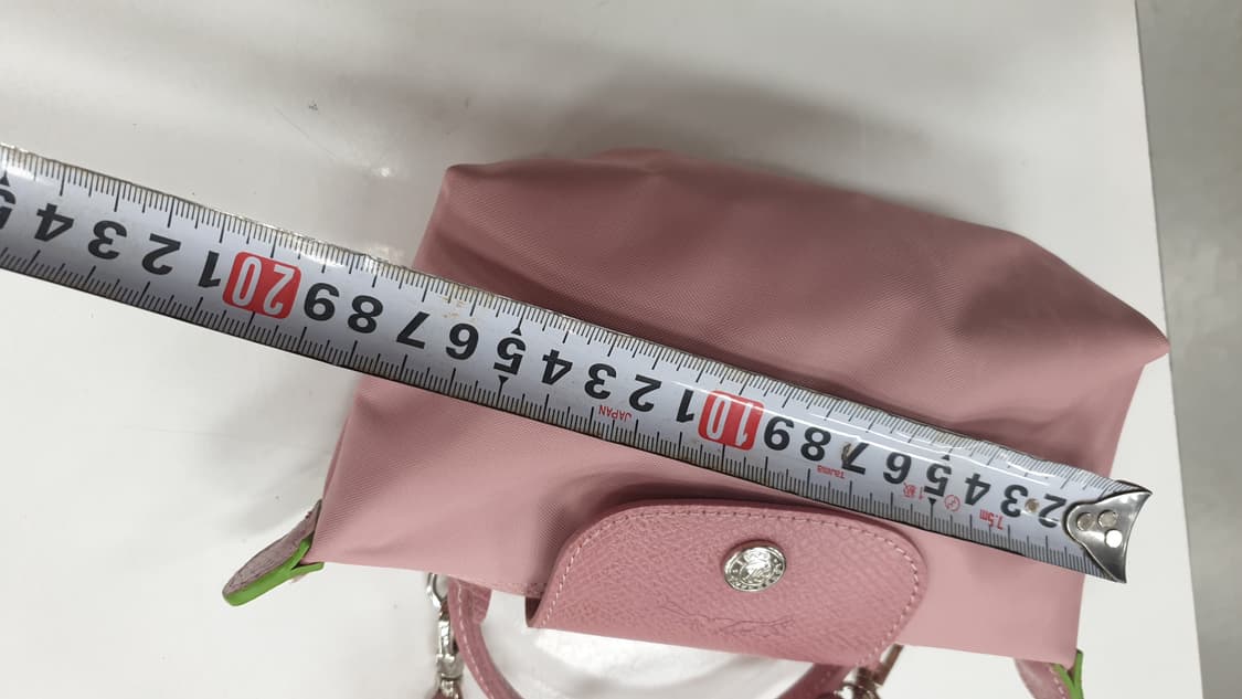 롱샴 르 플리아쥬 미니 핑크 크로스백 상품이미지3