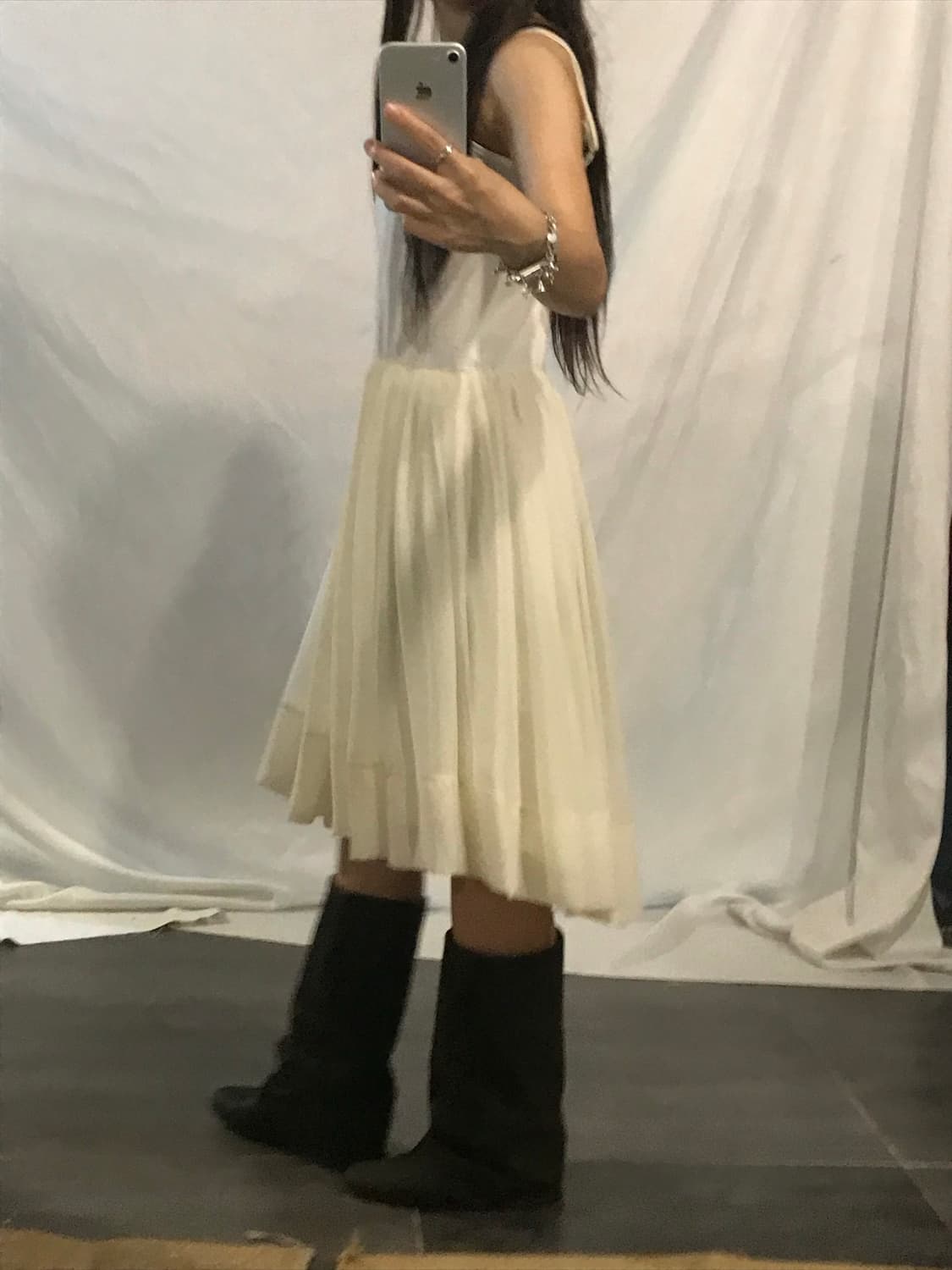 chiffon sleeveless dress 상품이미지3