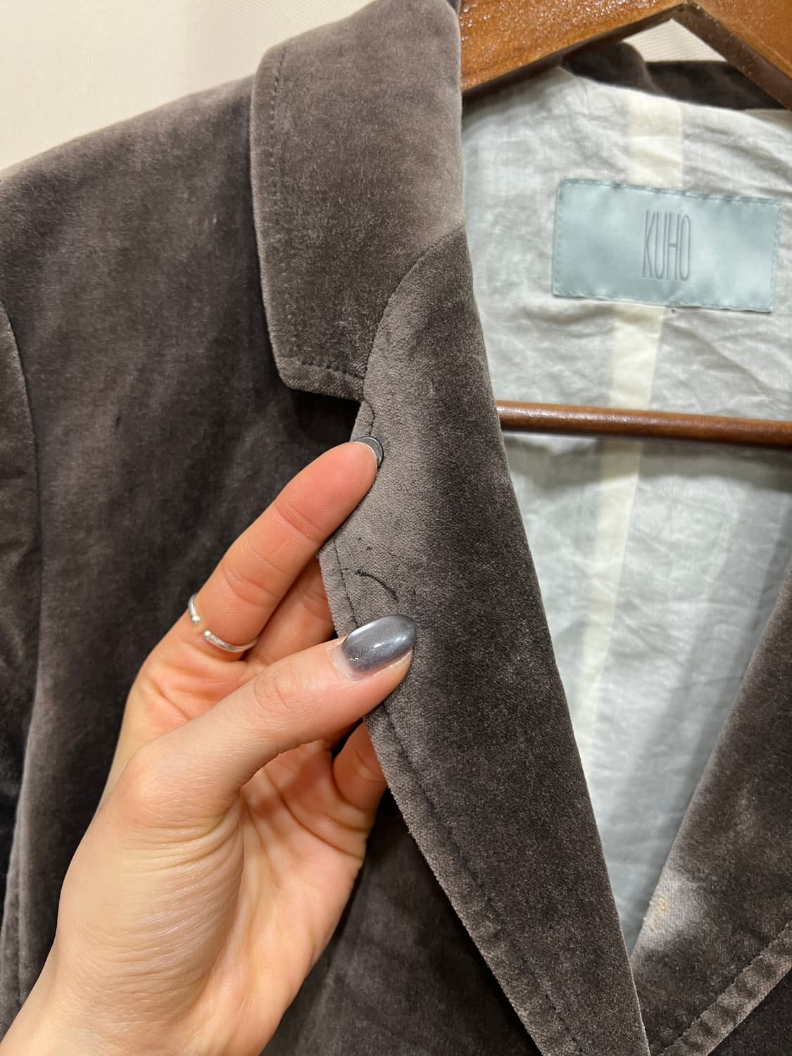 구호 여성 벨벳 블레이저  상품이미지6