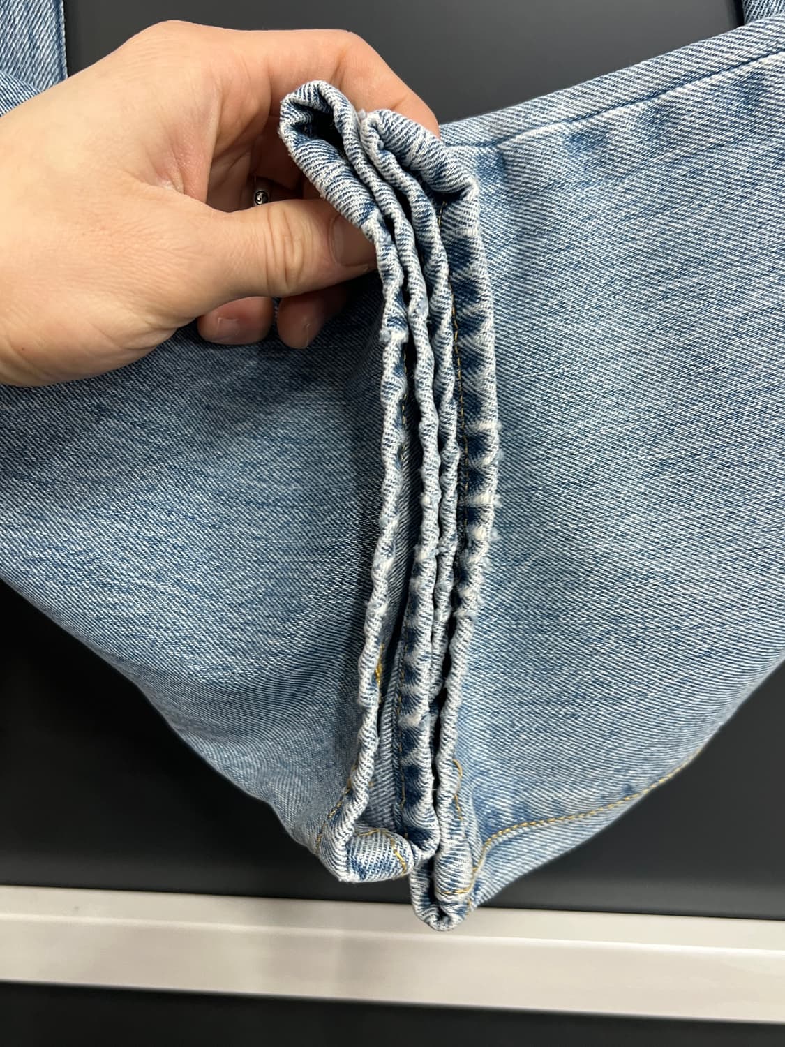 Levis 리바이스 501 버튼플라이 연청 데님 팬츠 상품이미지4