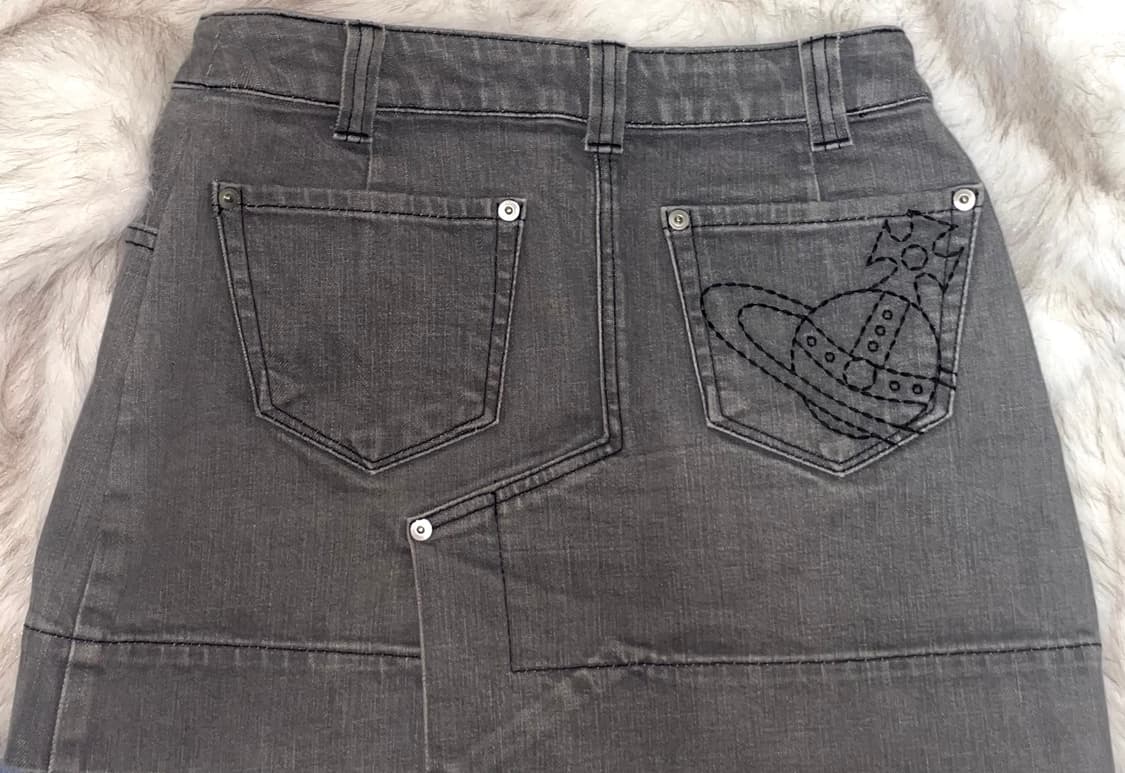 비비안웨스트우스 흑청 스커트 치마 레드라벨 상품이미지2