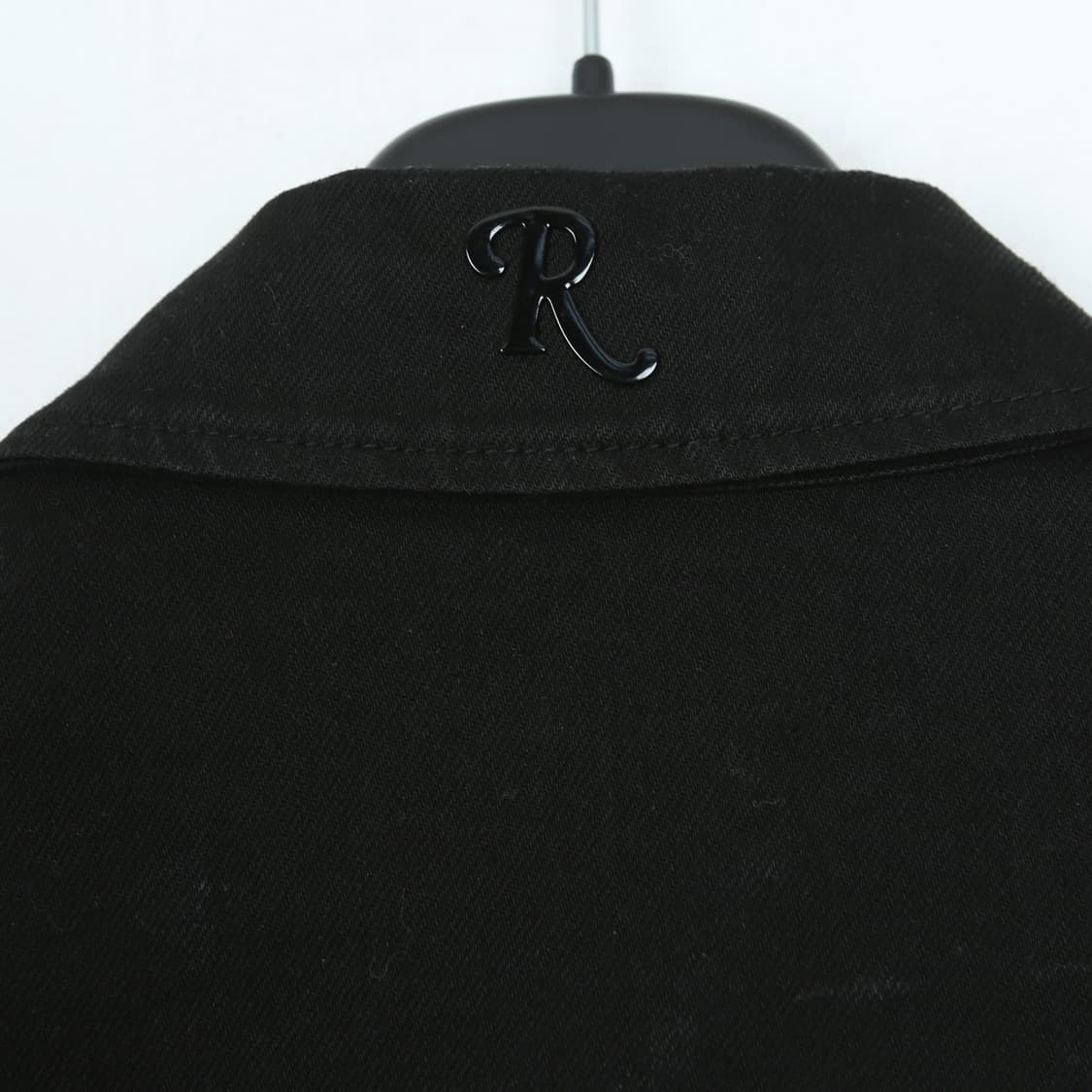 라프시몬스 빅핏 R핀 데님 셔츠 자켓 상품이미지4