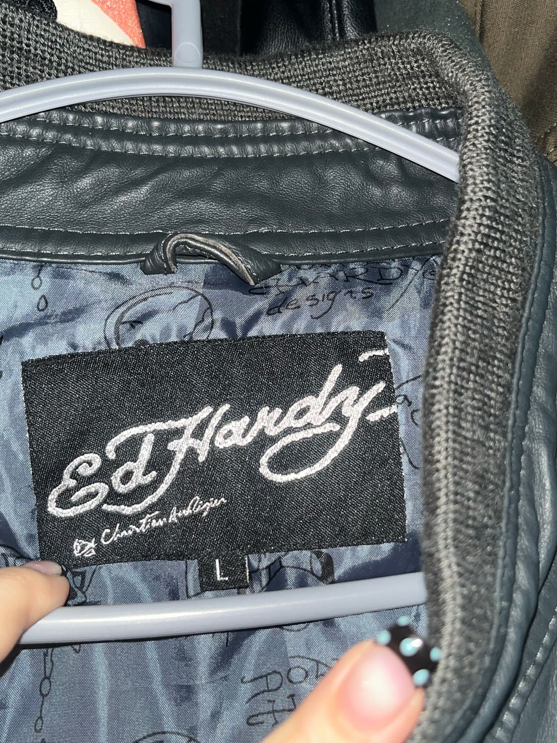 에드하디 레더 자켓 상품이미지5