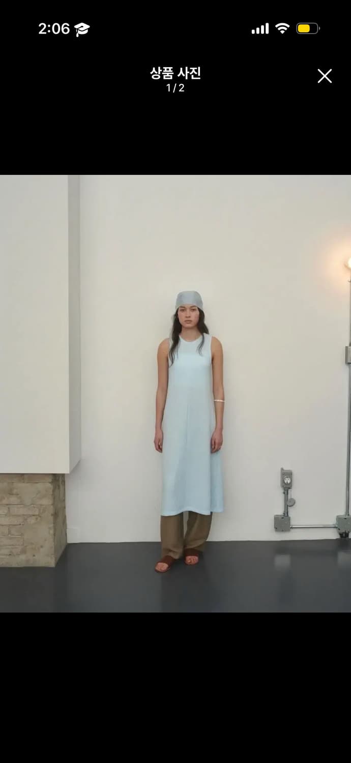 오스터 osthe leaf 드레스 아쿠아 상품이미지1