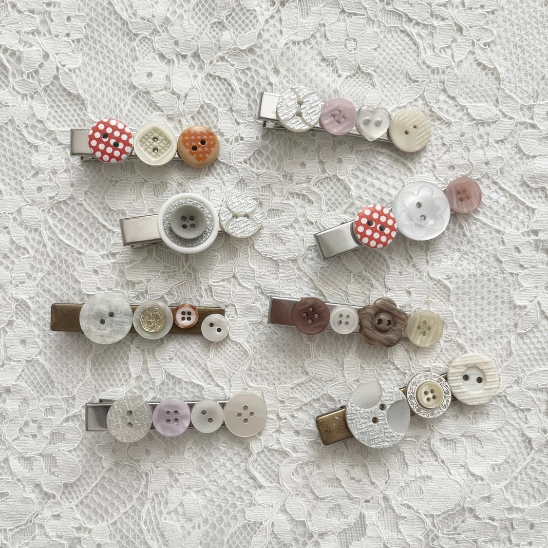 ⊰one and only⊱ button hair-pin 단추 헤어핀 상품이미지2