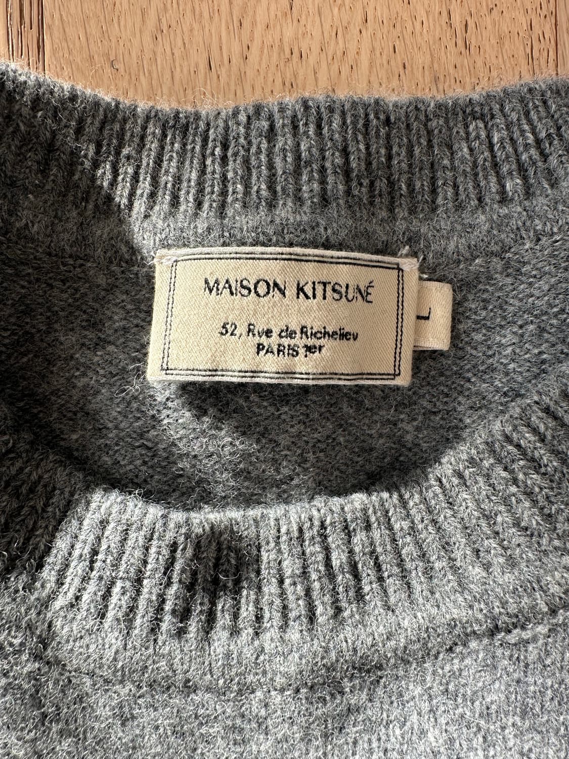 메종키츠네 니트 상품이미지3