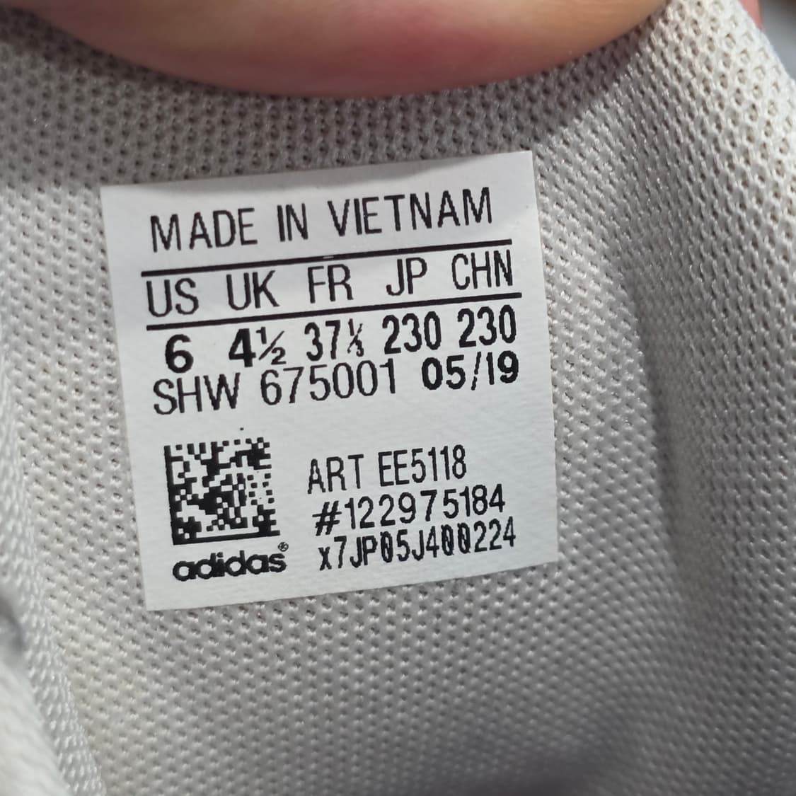 5q-2:아디다스 팰컨 트리플 화이트 EE5118 (230mm) 상품이미지10