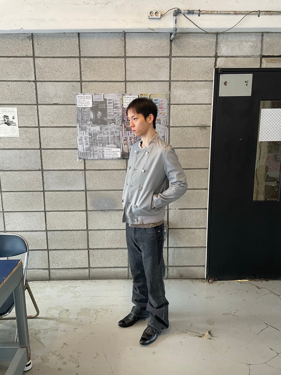 엔헐리우드 램스킨 나폴레옹 자켓 상품이미지3