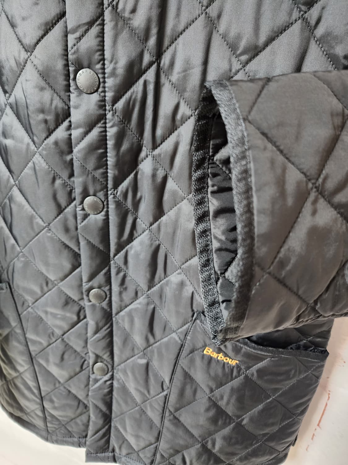 바버 블랙 퀼팅 자켓 상품이미지7