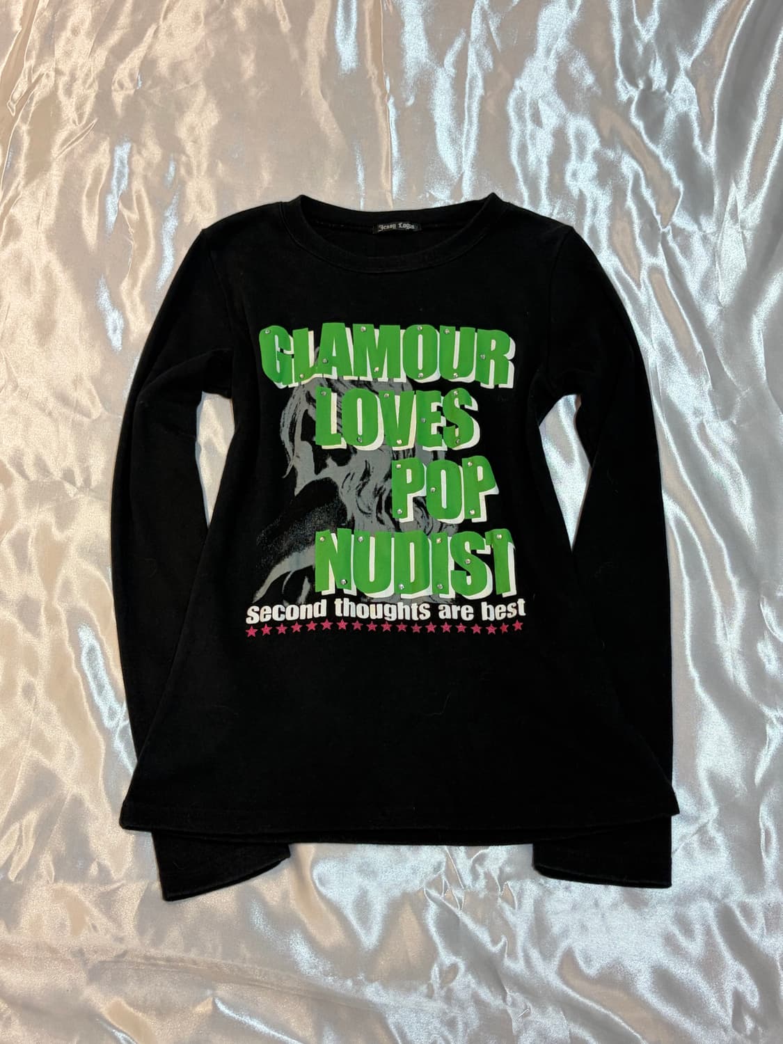 Y2K Cubic Glamour pop long sloove 상품이미지3