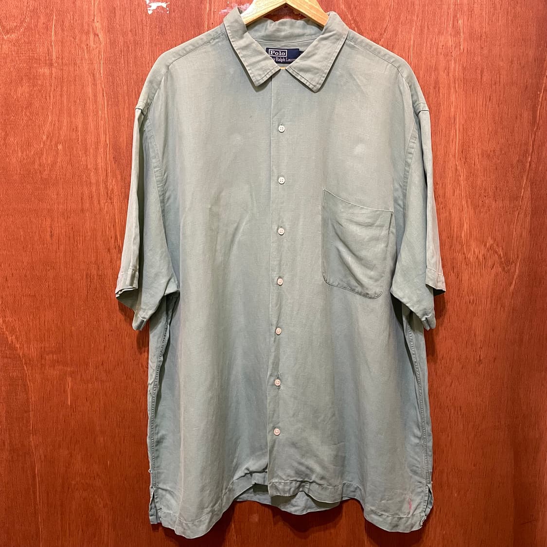 (2XB) 90‘s Big 린넨 실크 Levi's 리바이스  포켓 반팔 상품이미지1