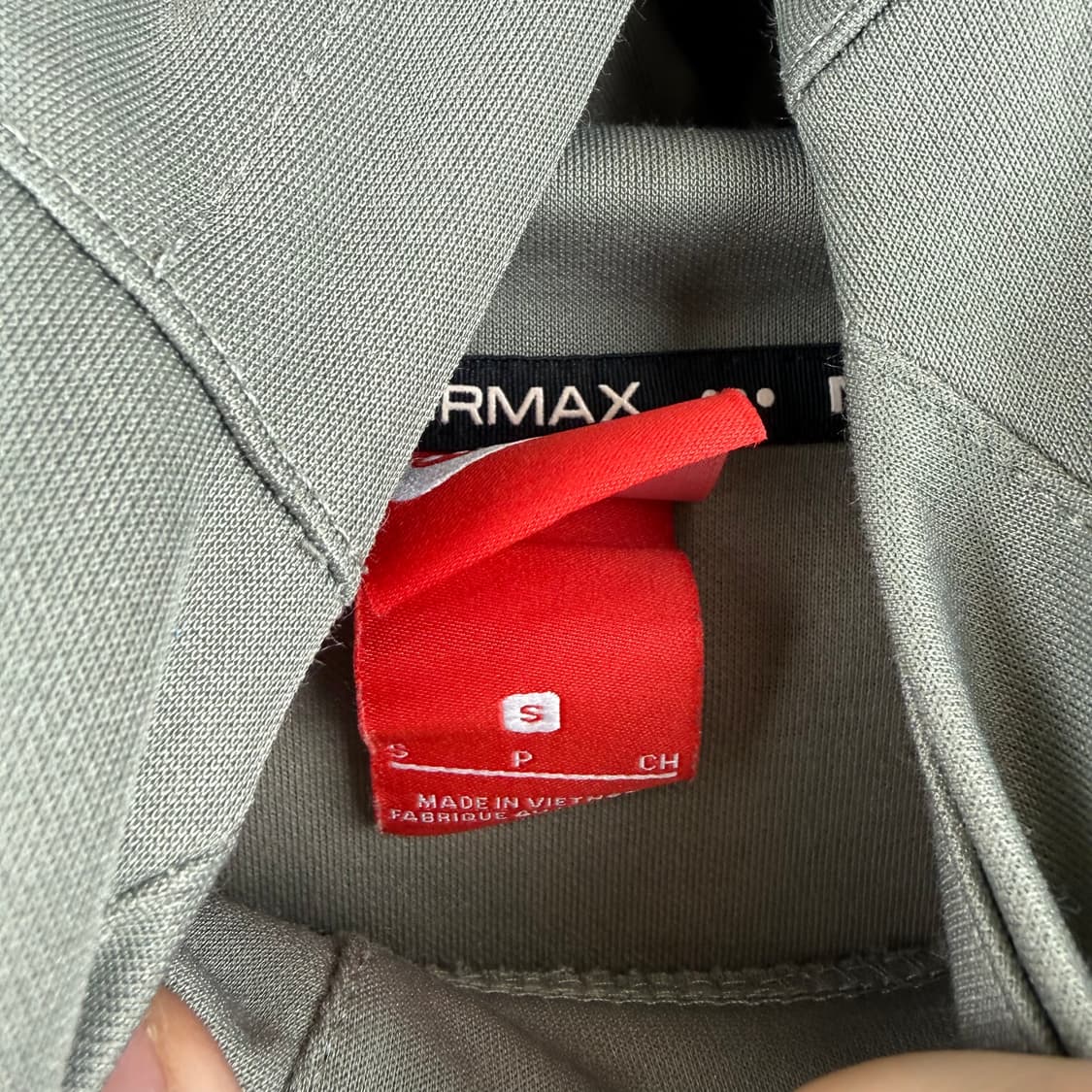 (S) 나이키 에어맥스 하이넥 후드 티 카키 상품이미지3