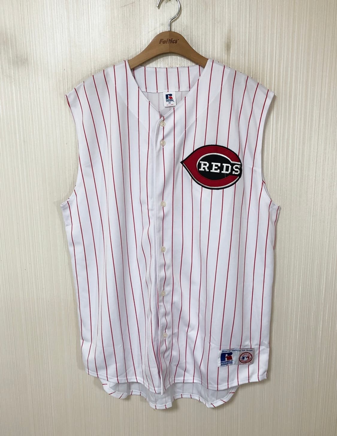 MLB 러셀어슬레틱 신시네티레즈 올드유니폼/홈져지 XXL 상품이미지1