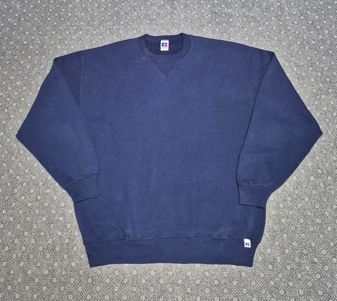 [XL] 90s MEXICO Made 러셀 네이비 스웻  -336 상품이미지1