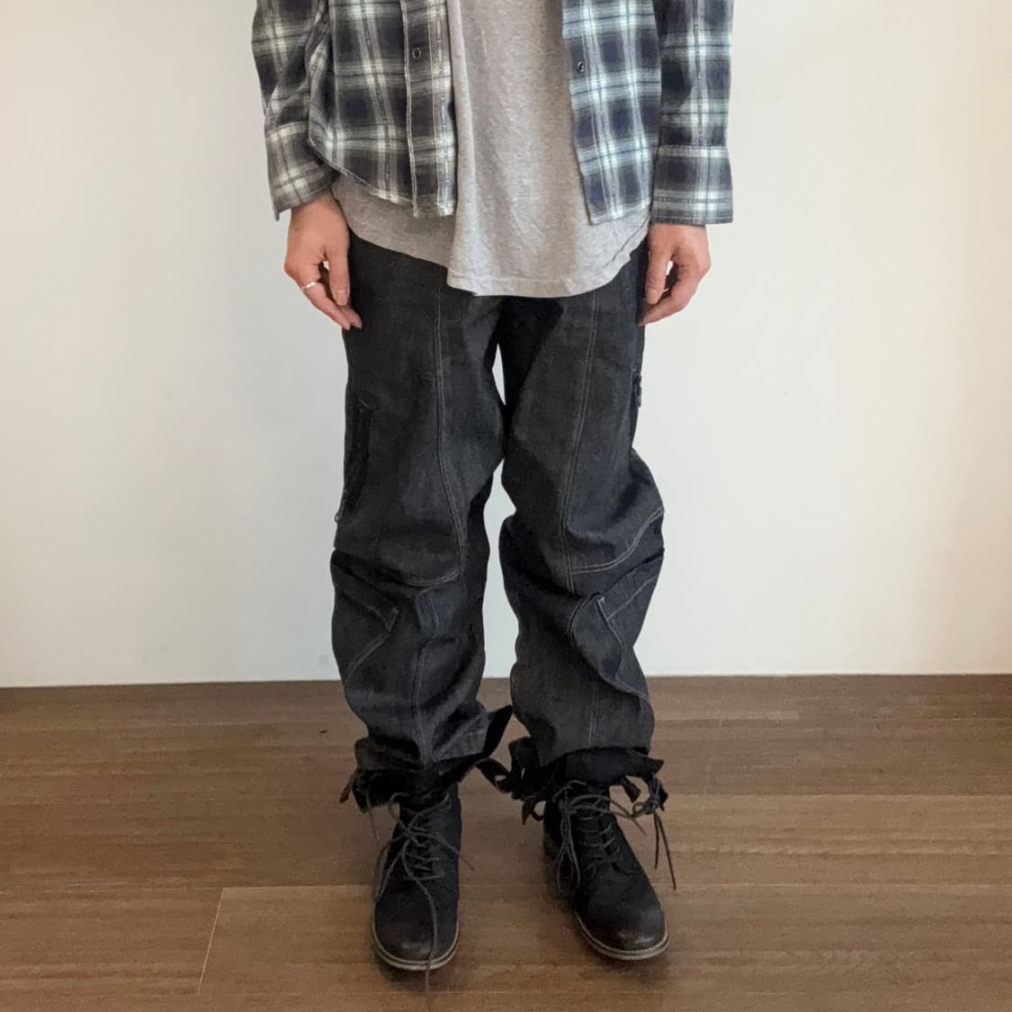 Marithé François Stitch DenimCargo pants 상품이미지3