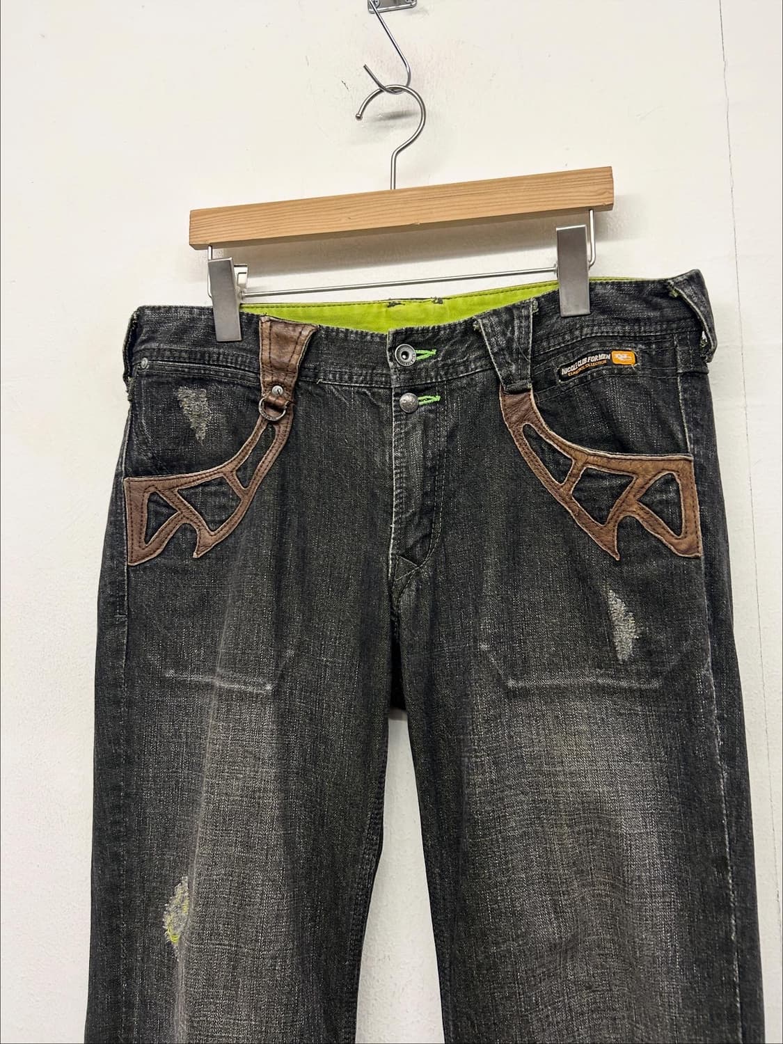 Nicole Club for Men Y2K 로우라이즈 데님팬츠 상품이미지2