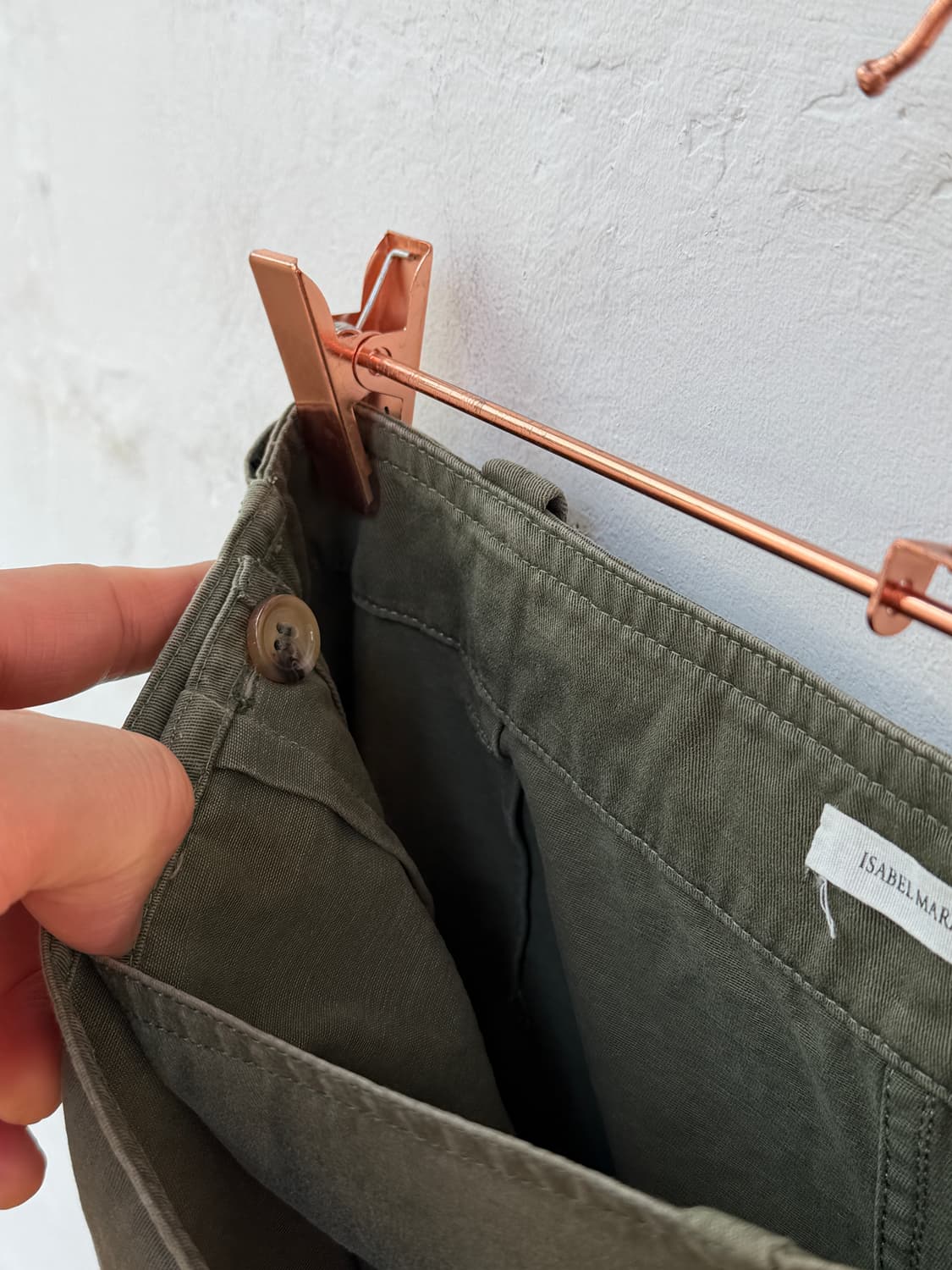 Isabel marant 카키 미니 랩 스커트 상품이미지4